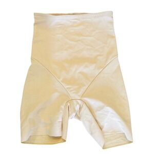 Cupid Extra Firm High Waist Thigh Slimmer Shapewear Beige 2XL Tummy Control